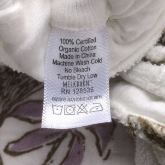 Organic Cotton Muslin Swaddle Blanket & Booties - Picture 2 of 3